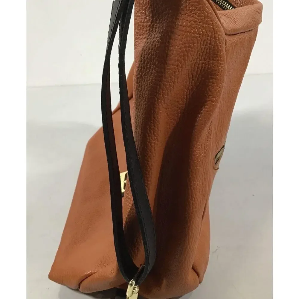 VALENTINA EUC ITALIAN LEATHER CONVERTIBLE BACKPACK SHOULDER BAG